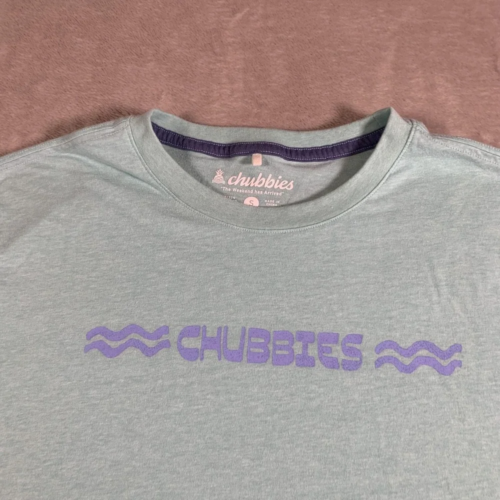 Chubbies Shirt Mens Small Blue Sea Salt Club Toucan Graphic Tee Casual Weekend - Picture 4 of 8